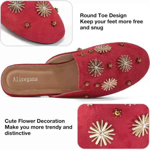 Mules for Women Flats Comfortable Slip on Shoes Closed Round Toe Womens Mules Casual Backless Loafers Slides