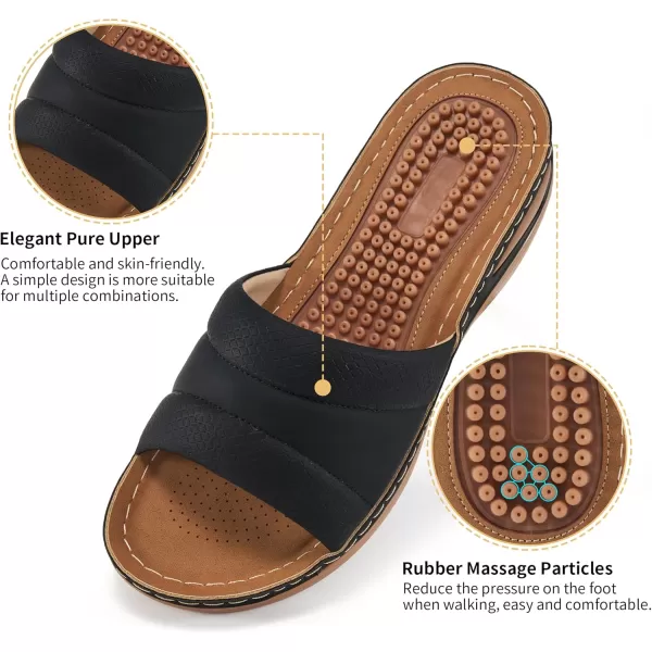 Wedge Sandals for Women Slides
