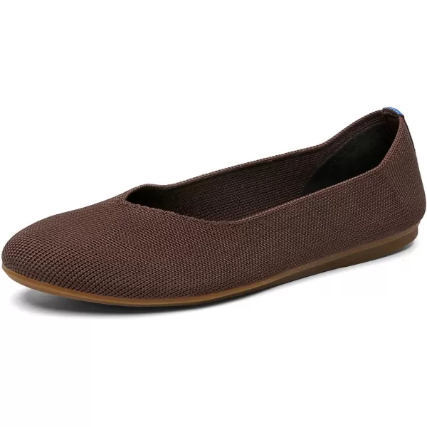 Women's Ballet Flat Dressy Casual Knit Shoes Round Toe Women Mesh Flats