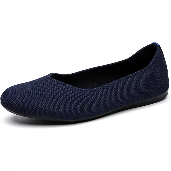 Women's Ballet Flat Dressy Casual Knit Shoes Round Toe Women Mesh Flats