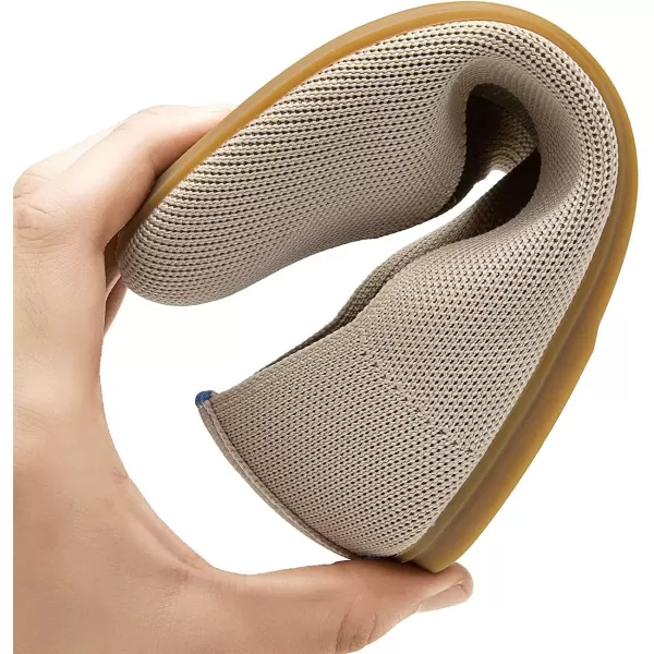 Women's Ballet Flat Dressy Casual Knit Shoes Round Toe Women Mesh Flats