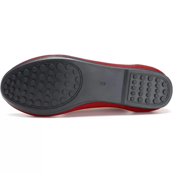 Women's Ballet Flat Dressy Casual Knit Shoes Round Toe Women Mesh Flats