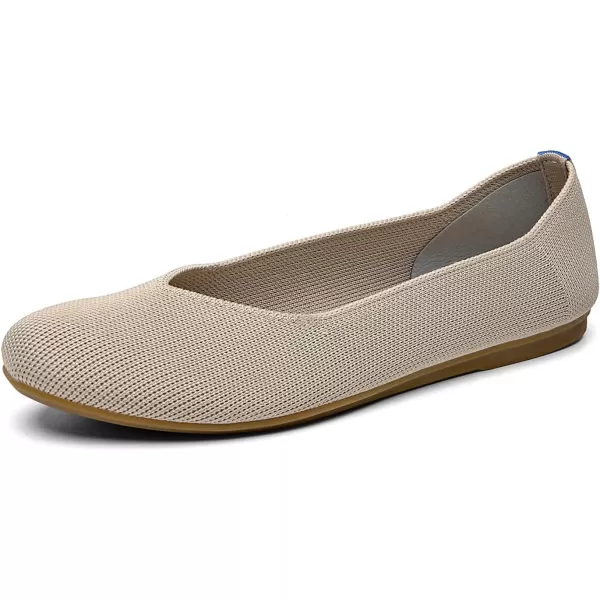 Women's Ballet Flat Dressy Casual Knit Shoes Round Toe Women Mesh Flats