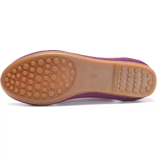 Women's Ballet Flat Dressy Casual Knit Shoes Round Toe Women Mesh Flats