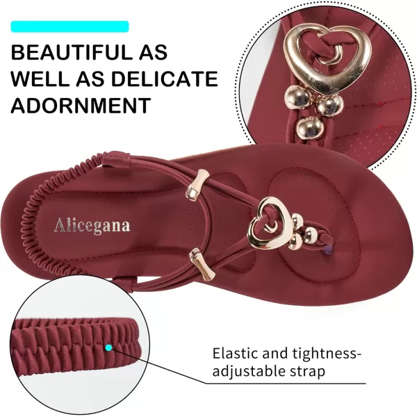 Women's Summer Sandals Beach Bohemian Beaded Ankle Walking Strap Casual Flip Flops Ladies Sexy Flats Comfortable Shoes