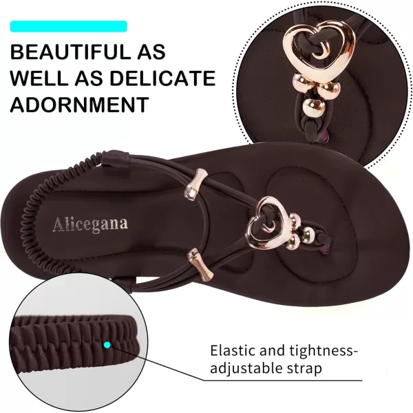 Women's Summer Sandals Beach Bohemian Beaded Ankle Walking Strap Casual Flip Flops Ladies Sexy Flats Comfortable Shoes