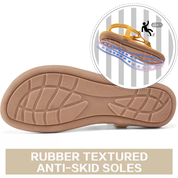 Women's Summer Sandals Beach Bohemian Beaded Ankle Walking Strap Casual Flip Flops Ladies Sexy Flats Comfortable Shoes
