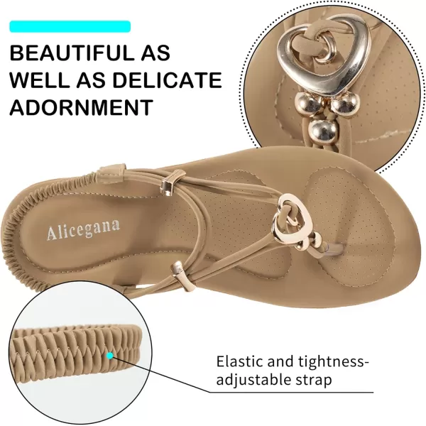 Women's Summer Sandals Beach Bohemian Beaded Ankle Walking Strap Casual Flip Flops Ladies Sexy Flats Comfortable Shoes