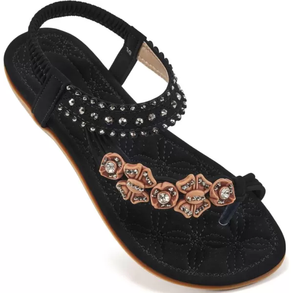 Alicegana Sandals Women Dressy Flat: Bohemian Summer Shoes Comfortable Gladiator Casual Walking Beach Sandal