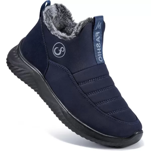 Alicegana Snow Boots for Women Shoes: Winter Slip On Ankle Booties Warm Fur Lined Waterproof Comfortable Womens Boots