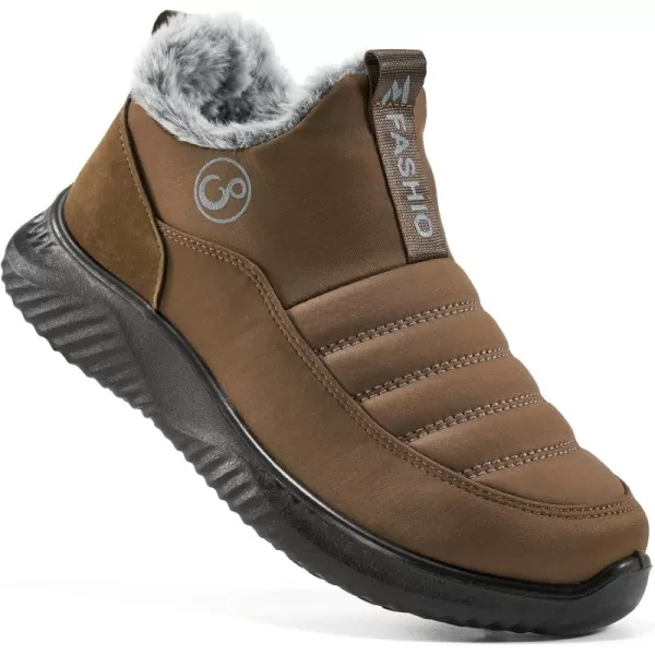 Alicegana Snow Boots for Women Shoes: Winter Slip On Ankle Booties Warm Fur Lined Waterproof Comfortable Womens Boots