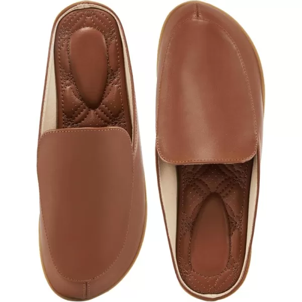Alicegana Womens Mules Flats Comfortable - Backless Loafers Slip on Shoes Casual Closed Toe Slides Dressy Mules for Women