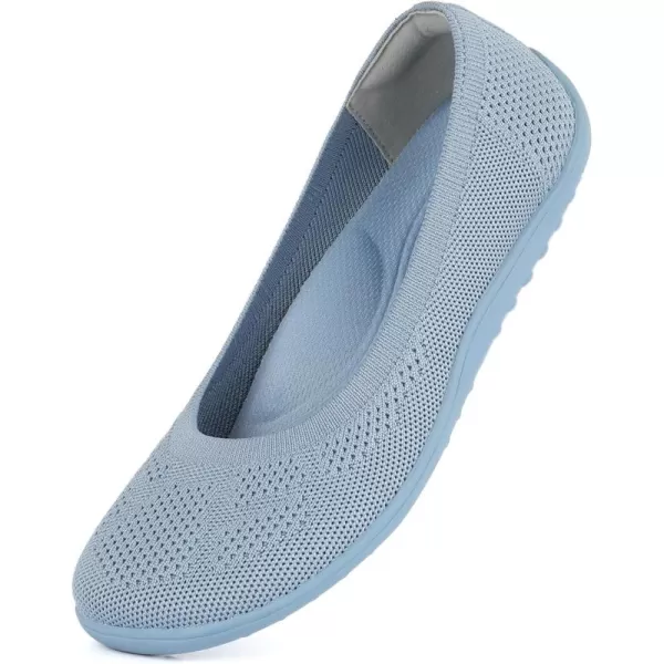 KBZone Women's Flats Slip on Ballet Flats Wide Toe Box Comfortable Walking Shoes