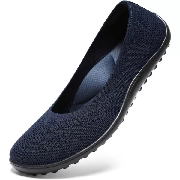 KBZone Women's Flats Slip on Ballet Flats Wide Toe Box Comfortable Walking Shoes