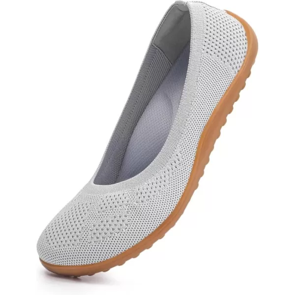 KBZone Women's Flats Slip on Ballet Flats Wide Toe Box Comfortable Walking Shoes