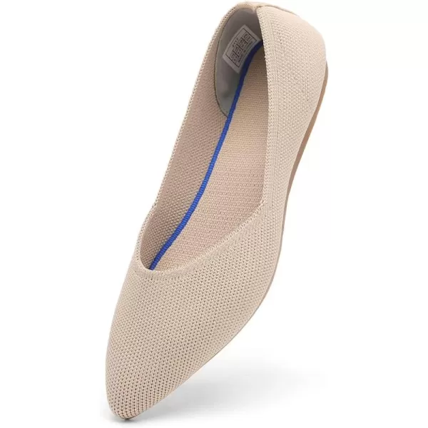 KBZone Women's Knit Ballet Flats Fashion Pointed Toe Walking Shoes Casual Slip-on Ballet Shoes