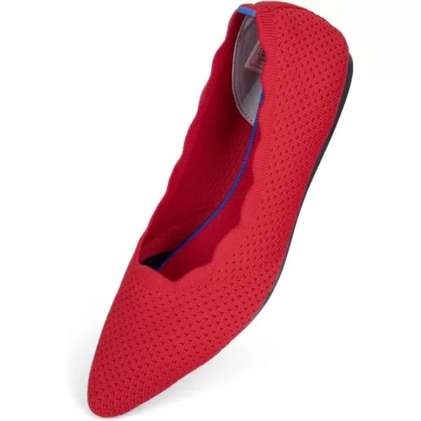 KBZone Women's Knit Ballet Flats Fashion Pointed Toe Walking Shoes Casual Slip-on Ballet Shoes