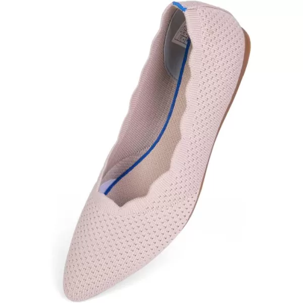 KBZone Women's Knit Ballet Flats Fashion Pointed Toe Walking Shoes Casual Slip-on Ballet Shoes