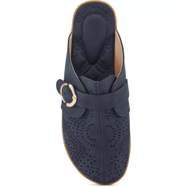 Mules for Women Flats Comfortable: Slip on Womens Mule Shoes Round Toe Backless Loafers Slides