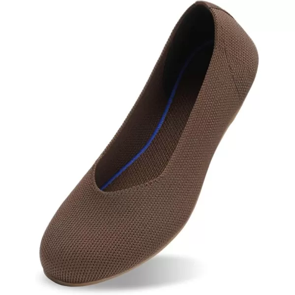 Women's Ballet Flat Dressy Casual Knit Shoes Round Toe Women Mesh Flats