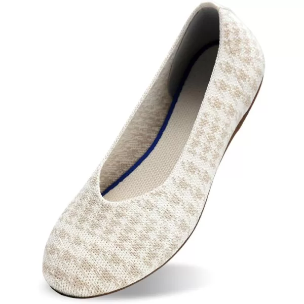 Women's Ballet Flat Dressy Casual Knit Shoes Round Toe Women Mesh Flats