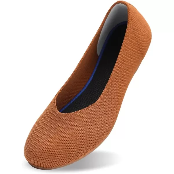 Women's Ballet Flat Dressy Casual Knit Shoes Round Toe Women Mesh Flats