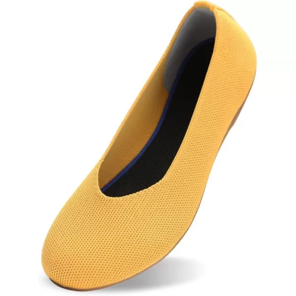 Women's Ballet Flat Dressy Casual Knit Shoes Round Toe Women Mesh Flats
