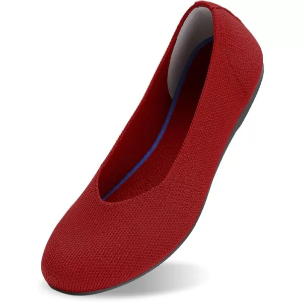 Women's Ballet Flat Dressy Casual Knit Shoes Round Toe Women Mesh Flats