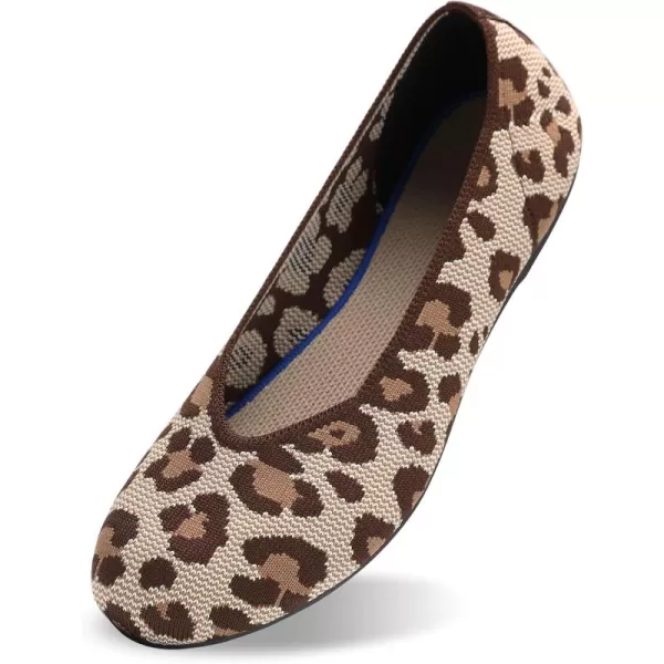 Women's Ballet Flat Dressy Casual Knit Shoes Round Toe Women Mesh Flats