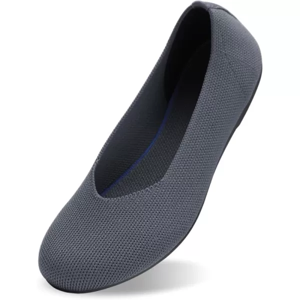 Women's Ballet Flat Dressy Casual Knit Shoes Round Toe Women Mesh Flats