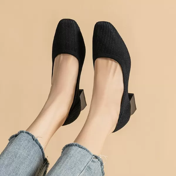 KBZone Women Pumps Pointed Toe Pump Comfortable Fashion Low Heels for Woman