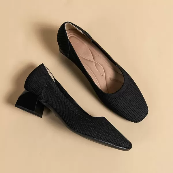 KBZone Women Pumps Pointed Toe Pump Comfortable Fashion Low Heels for Woman