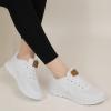 imageAlicegana Womens Sneakers Walking Shoes Comfortable Lightweight Casual Tennis Shoes Breathable Running Shoes Non SlipWhite
