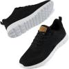 imageAlicegana Womens Sneakers Walking Shoes Comfortable Lightweight Casual Tennis Shoes Breathable Running Shoes Non SlipBlack