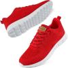 imageAlicegana Womens Sneakers Walking Shoes Comfortable Lightweight Casual Tennis Shoes Breathable Running Shoes Non SlipRed