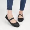 imageAlicegana Flats for Women Ballet Shoes Comfortable Dressy Slip On Flats Casual Walking Wedding Penny LoafersBlack