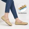 imageAlicegana Flats for Women Ballet Shoes Comfortable Dressy Slip On Flats Casual Walking Wedding Penny LoafersGold