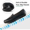 imageAlicegana Penny Loafers for Women Comfortable  Dress Casual Slip On Flat Shoes for Walking Business Work Driving OfficeBlack