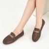 imageAlicegana Penny Loafers for Women Comfortable  Dress Casual Slip On Flat Shoes for Walking Business Work Driving OfficeDarkbrown