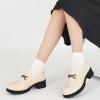 imageAlicegana Platform Loafers for Women Chunky Comfortable Penny Loafer Fashion Casual Slip On Walking ShoesBeige