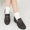 imageAlicegana Platform Loafers for Women Chunky Comfortable Penny Loafer Fashion Casual Slip On Walking ShoesCoffee