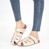 imageAlicegana Closed Toe Sandals for Women 2025Apricot