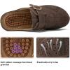 imageAlicegana Mules for Women Comfort Closed Toe Sandals Summer Slip on Wedge with Adjustable Hook LoopCoffee 702