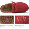 imageAlicegana Mules for Women Comfort Closed Toe Sandals Summer Slip on Wedge with Adjustable Hook LoopRed 702