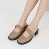 imageAlicegana Mules for Women Dressy Clogs Comfort Platform Chunky Backless Mules Slip On Work Casual Loafers Slides ShoesLightcoffee