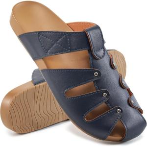 imageAlicegana Closed Toe Sandals for Women 2025Darkblue