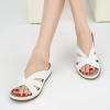 imageAlicegana Womens Sandals Wedge Shoes Dressy Summer Low Platform Slides Comfortable Walking Beach Sandals for Women 2025White
