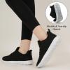 imageAlicegana Womens Sneakers Tennis Shoes Lightweight Non Slip Casual Walking RunningBlack