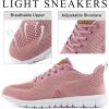 imageAlicegana Womens Sneakers Tennis Shoes Lightweight Non Slip Casual Walking RunningPink