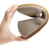 imageWomens Ballet Flat Dressy Casual Knit Shoes Round Toe Women Mesh FlatsL19khaki